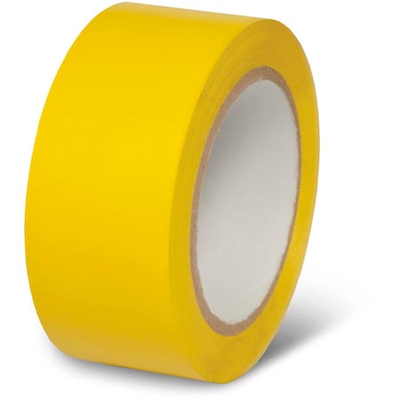 Global Industrial Floor Marking Tape Vinyl Yellow, 2 in W x 108 ft L 670651YL